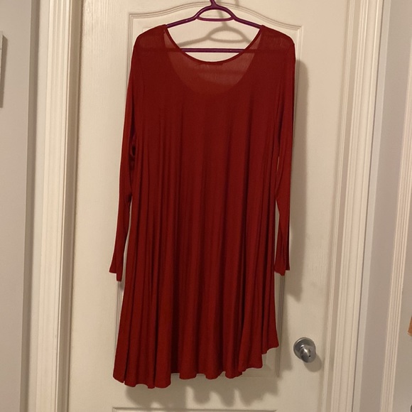 Burnt orange long sleeve top - Picture 2 of 4